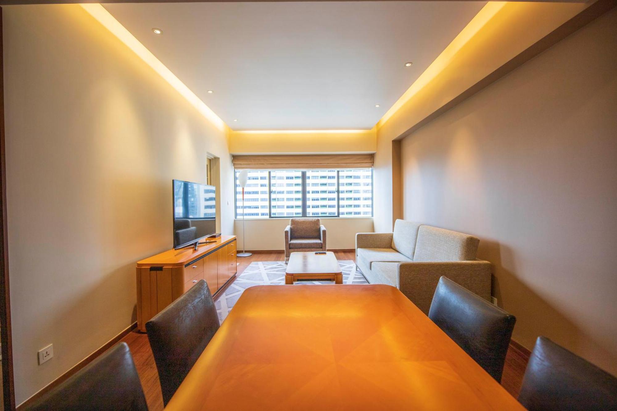 Shanghai Centre Serviced Apartment Exteriér fotografie