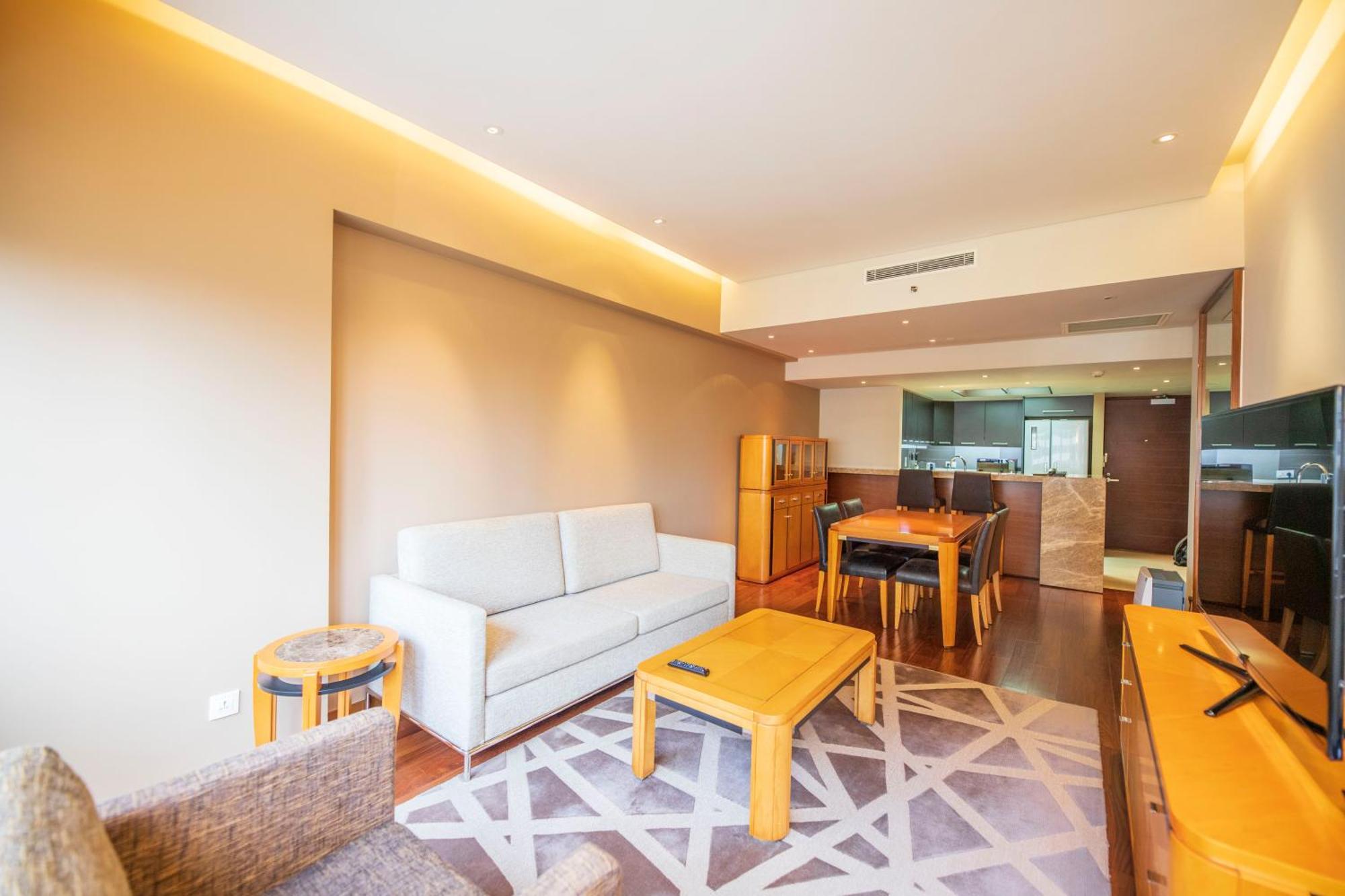 Shanghai Centre Serviced Apartment Exteriér fotografie