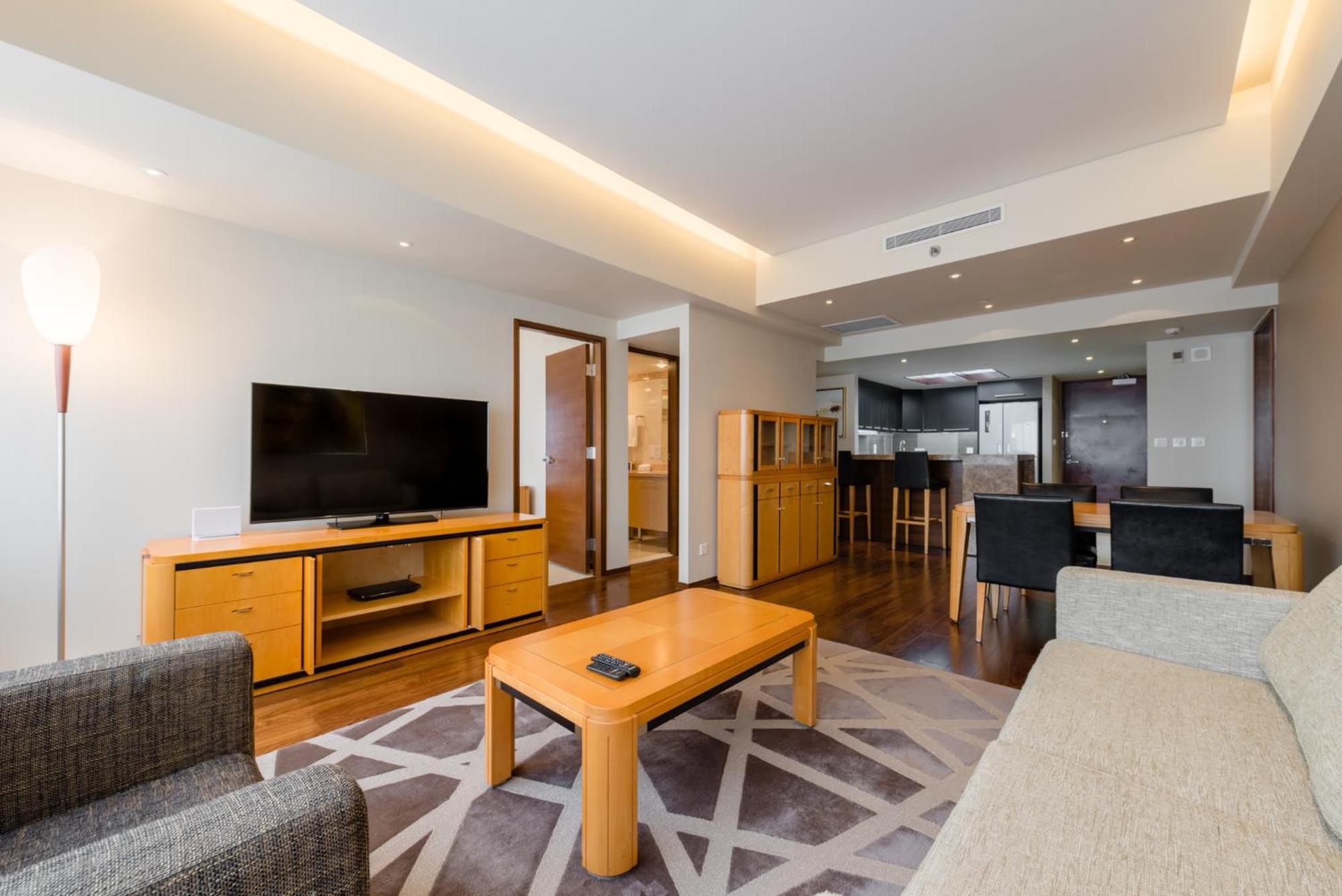 Shanghai Centre Serviced Apartment Exteriér fotografie