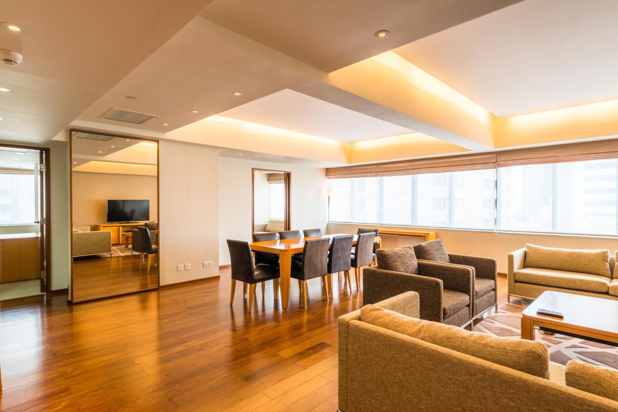 Shanghai Centre Serviced Apartment Exteriér fotografie