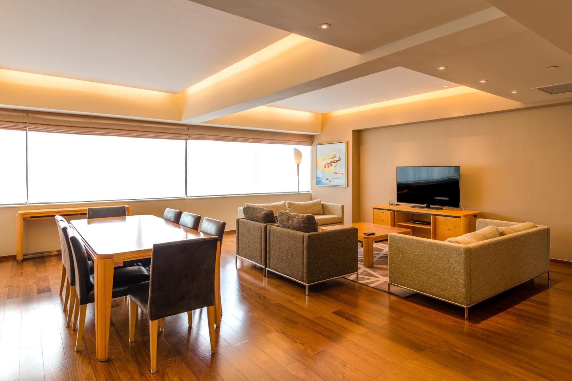 Shanghai Centre Serviced Apartment Exteriér fotografie