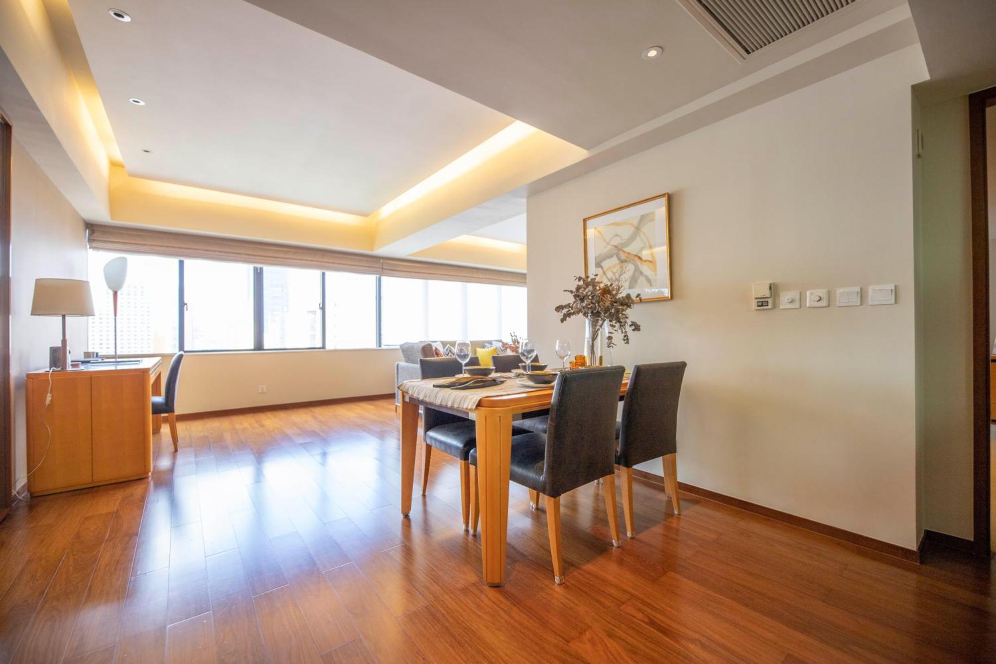 Shanghai Centre Serviced Apartment Exteriér fotografie